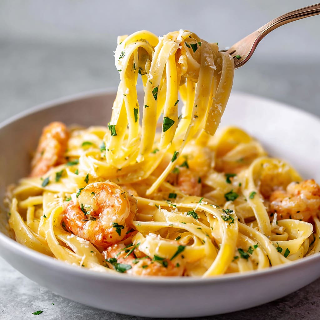 Garlic Butter Shrimp Pasta