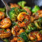 Honey Garlic Butter Shrimp & Broccoli
