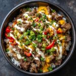 Philly cheesesteak bowls