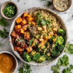 Thai Peanut Sweet Potato Buddha Bowl